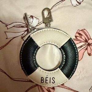 BEIS Sailor AirTag Keychain — White & Navy